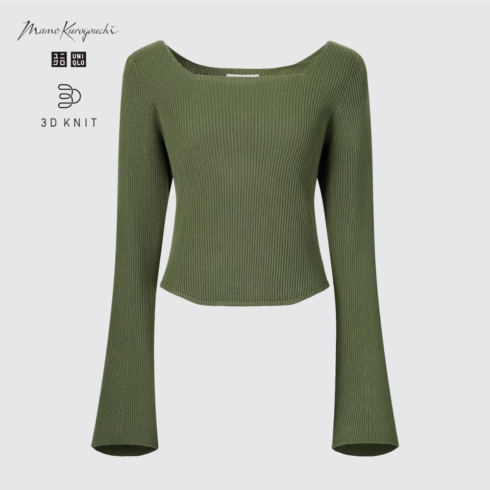 Uniqlo mame kurogouchi flare sleeved sweater